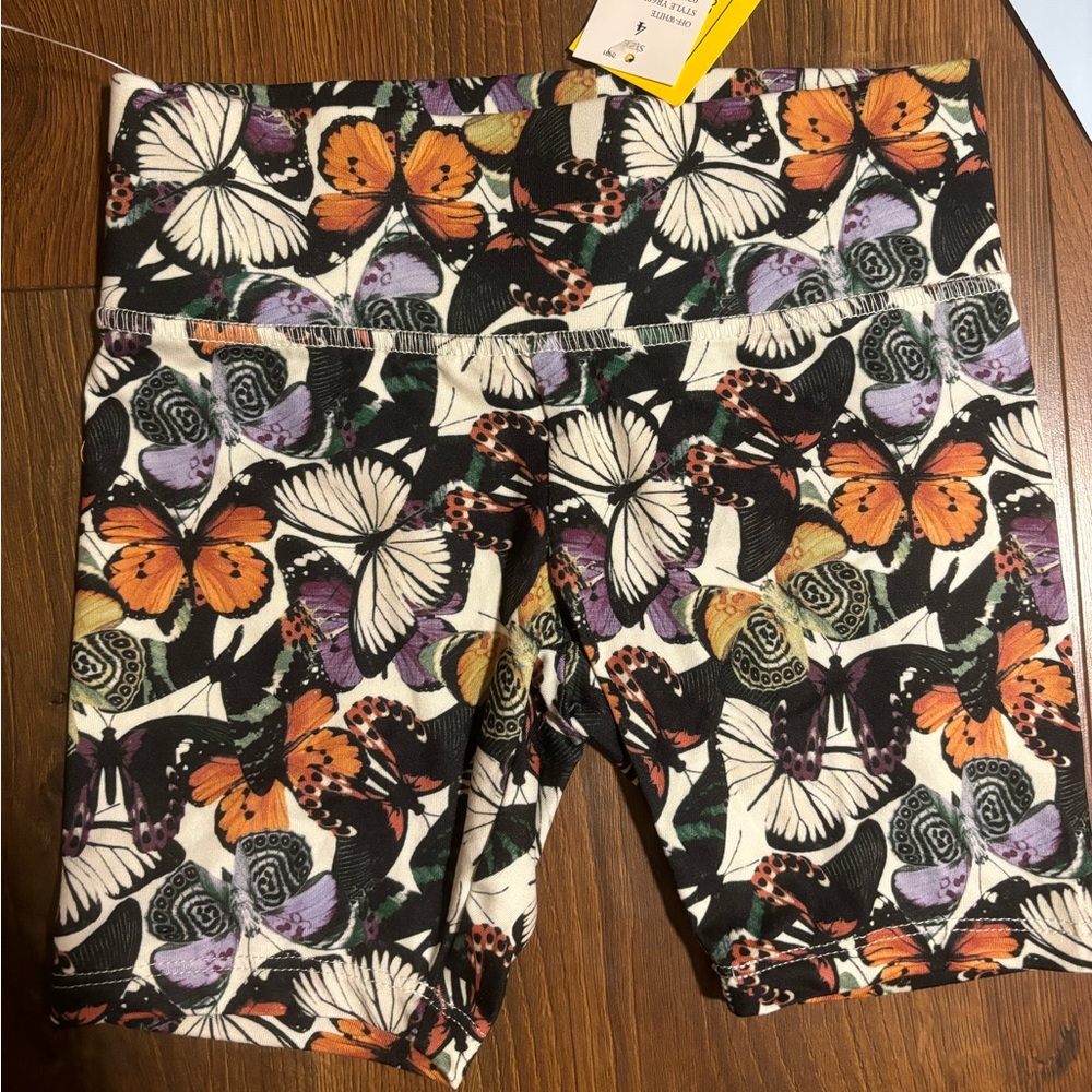 Art Class Girls’ 2 Piece Short Sleeve & Shorts Pajama Set - Off White 4 - Picture 2 of 3